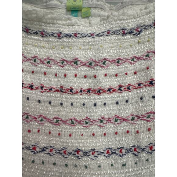 MSRP $168 Farm Rio Off-The-Shoulder Smocked Top or Mini Size S | SAME DAY SHIP - Picture 7 of 9